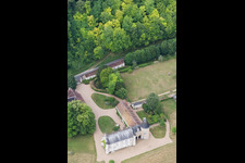 Drone image of Lavardin in the state Loir et Cher, France