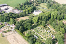 Aerial view of Saint-Cyr-du-Gault in the state Loir et Cher, France
