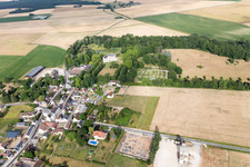 Saint-Cyr-du-Gault in the state Loir et Cher, France seen from a drone