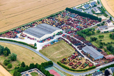 Talcy in the state Loir et Cher, France from the drone perspective