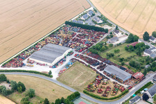 Talcy in the state Loir et Cher, France from a drone