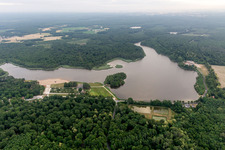 Bird's eye view of Combreux in the state Loiret, France