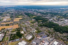 Oblique view of Villemandeur in the state Loiret, France