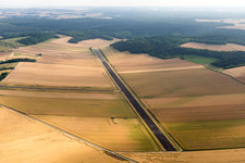 Runway in Chailley in the state Yonne, France