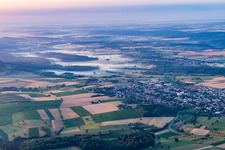 Aerial view of District Nußbaum in Neulingen in the state Baden-Wuerttemberg, Germany