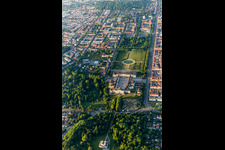 Baroque castle in the district Hoheneck in Ludwigsburg in the state Baden-Wuerttemberg, Germany