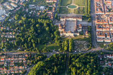 Baroque castle in Ludwigsburg in the state Baden-Wuerttemberg, Germany