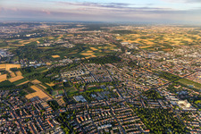 Aerial photograpy of Ludwigsburg in the state Baden-Wuerttemberg, Germany