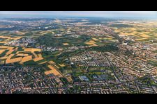 Oblique view of Ludwigsburg in the state Baden-Wuerttemberg, Germany