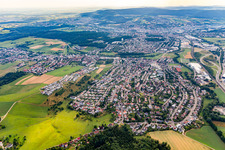 Aerial view of Settlement area in the district Hofherrnweiler in Aalen in the state Baden-Wurttemberg, Germany