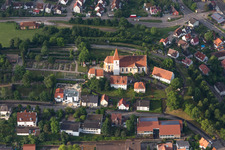 Church building in the village of in the district Unterkochen in Aalen in the state Baden-Wurttemberg, Germany