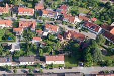 Aerial photograpy of District Riedlingen in Donauwörth in the state Bavaria, Germany