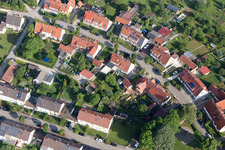District Riedlingen in Donauwörth in the state Bavaria, Germany out of the air