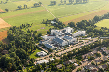 Hospital grounds of the rehabilitation center in Donauwoerth in the state Bavaria, Germany