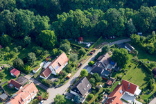 Drone recording of District Riedlingen in Donauwörth in the state Bavaria, Germany