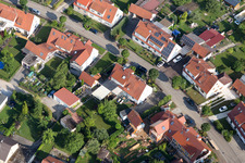 District Riedlingen in Donauwörth in the state Bavaria, Germany from the drone perspective