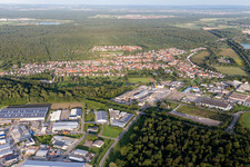 District Huttenheim in Philippsburg in the state Baden-Wuerttemberg, Germany