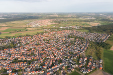 Aerial photograpy of District Sankt Leon in St. Leon-Rot in the state Baden-Wuerttemberg, Germany