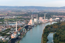 GKM in the district Neckarau in Mannheim in the state Baden-Wuerttemberg, Germany from above