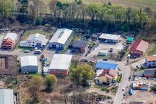 Aerial photograpy of Mittelwegring in Jockgrim in the state Rhineland-Palatinate, Germany