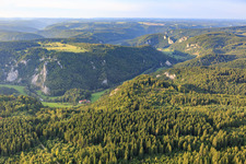 Danube Gorge in Buchheim in the state Baden-Wuerttemberg, Germany
