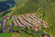 Bangeltstraße and canal from the Fridingen hydroelectric power station in Fridingen an der Donau in the state Baden-Wuerttemberg, Germany