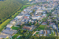 Industrial area Bei der Schmelze with KARL STORZ SE & Co. KG – headquarters, Camfil APC GmbH, TEDi GmbH & Co. KG and KLS Martin Group in Tuttlingen in the state Baden-Wuerttemberg, Germany