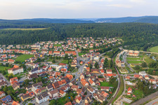 Castle Square with St. Peter and Paul and Hector Children's Academy Immendingen in Upper Castle on the Steig in Immendingen in the state Baden-Wuerttemberg, Germany