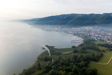 District Bodman in Bodman-Ludwigshafen in the state Baden-Wuerttemberg, Germany out of the air
