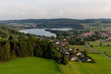 Illmensee in the state Baden-Wuerttemberg, Germany