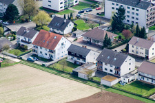 Drone image of At the water tower in Kandel in the state Rhineland-Palatinate, Germany