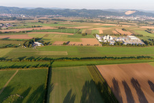 Sewage treatment plant of the Bergstraße Wastewater Association in Weinheim in the state Baden-Wuerttemberg, Germany