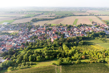District Heßloch in Dittelsheim-Heßloch in the state Rhineland-Palatinate, Germany seen from above