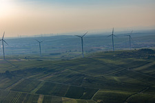 Wind farm in Gau-Heppenheim in the state Rhineland-Palatinate, Germany