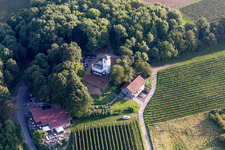 Aerial view of District Dittelsheim in Dittelsheim-Heßloch in the state Rhineland-Palatinate, Germany