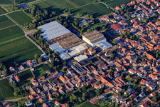 Sparkling wine cellars Schloss Wachenheim AG and Böchinger Schloss in Böchingen in the state Rhineland-Palatinate, Germany