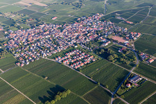 Aerial photograpy of District Nußdorf in Landau in der Pfalz in the state Rhineland-Palatinate, Germany