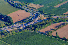 Construction site for the A65 Bornheim, Landau-Dammheim(B272) motorway exit in the district Dammheim in Landau in der Pfalz in the state Rhineland-Palatinate, Germany