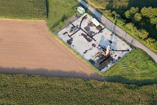 Asphalt plant in the district Dammheim in Landau in der Pfalz in the state Rhineland-Palatinate, Germany