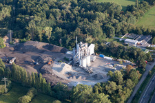 Asphalt plant in Landau in der Pfalz in the state Rhineland-Palatinate, Germany