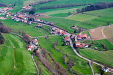Marbach Valley and Cemetery Hüttenthal in the district Hüttenthal in Mossautal in the state Hesse, Germany