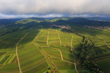 Ranschbachtal from the east in the district Arzheim in Landau in der Pfalz in the state Rhineland-Palatinate, Germany