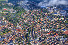 Nordpark and Hindenburgstrasse in Landau in der Pfalz in the state Rhineland-Palatinate, Germany