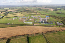 Oblique view of Janderup in the state South Denmark, Denmark