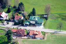 Aerial view of Affolterbach in the district Wahlen in Grasellenbach in the state Hesse, Germany