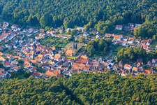 St. Martin Simultaneous Church in the town center in Dörrenbach in the state Rhineland-Palatinate, Germany