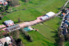 Aerial photograpy of Kocherbach in the district Affolterbach in Wald-Michelbach in the state Hesse, Germany