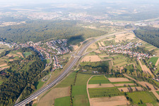 District Untermutschelbach in Karlsbad in the state Baden-Wuerttemberg, Germany