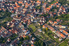 Cemetery in Eisingen in the state Baden-Wuerttemberg, Germany