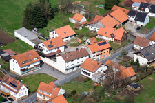 District Affolterbach in Wald-Michelbach in the state Hesse, Germany from a drone
